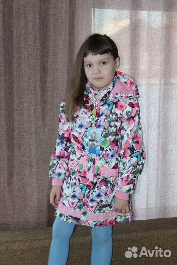 Плащ для девочки 86-92, 92-98, 98-104