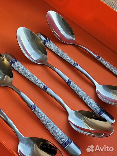 Набор ложек новые из нержавеющей стали цена за все