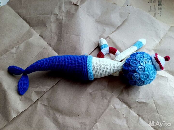 Вязаная кукла Lalylala (Русал) Лалилала