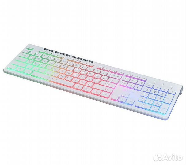 Клавиатура Оклик 490ML, белый