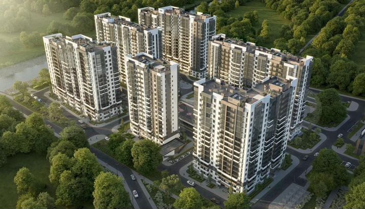 2-к. квартира, 53 м², 7/15 эт.