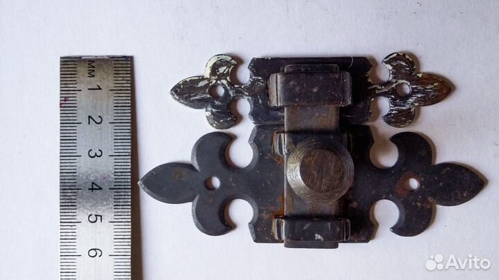 Защелка на дверь СССР задвижка с декором