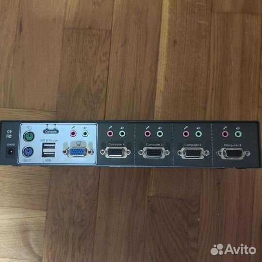 Комплект с 4 портовыми переключателями trendnet