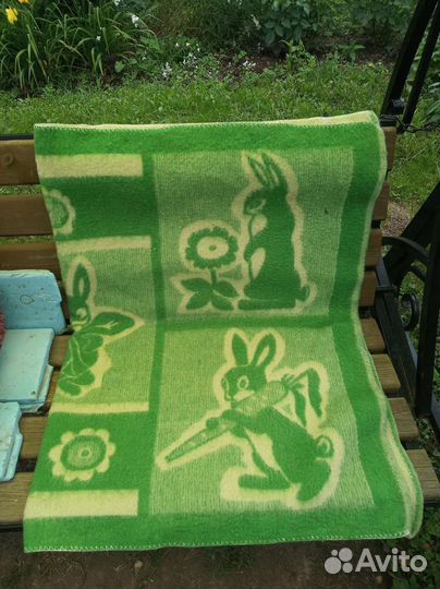 Одеяло детское шерстяное