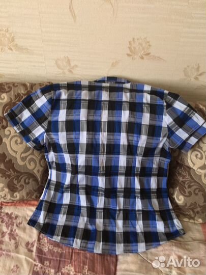Рубашка в клеточку женская