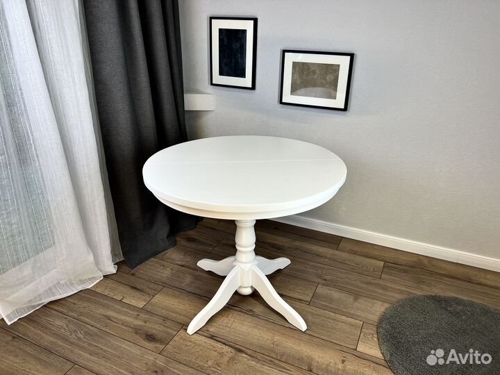 Кухонный стол круглый из березы 70,80,90,100,110