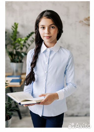 Рубашка школьная 158
