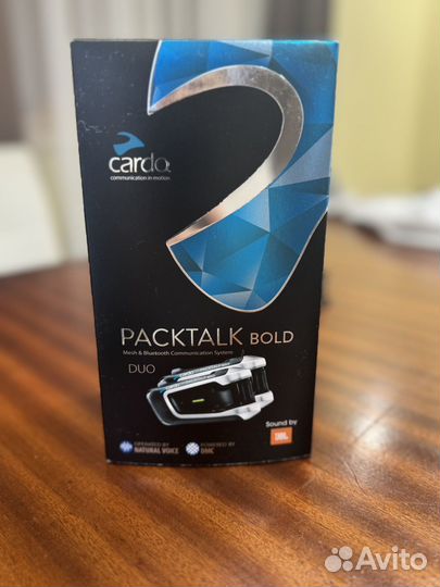 Мотогаритура Cardo packtalk bold JBL