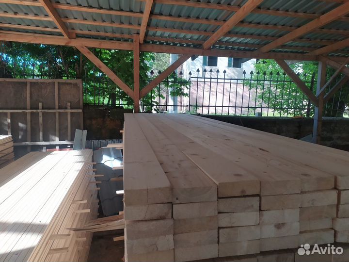 Пиломатериал сухой строганый