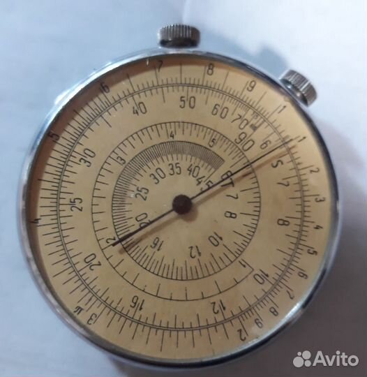 Старинная логарифмическая круговая линейка