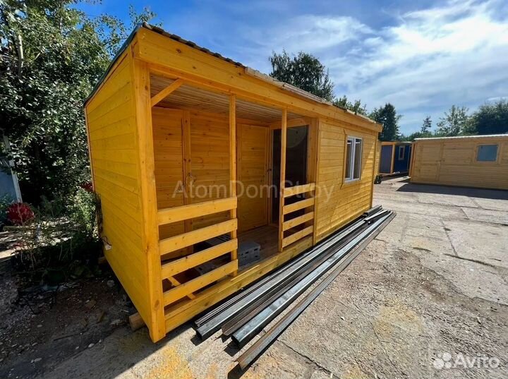 Новые деревянные бытовки