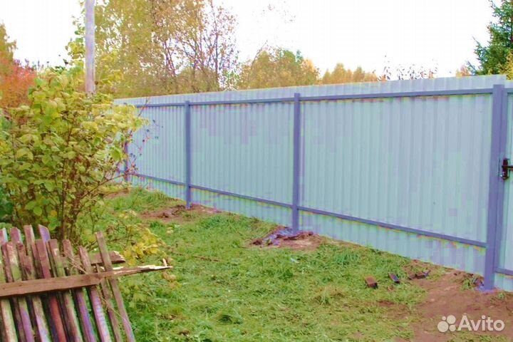 Заборы из профнастила
