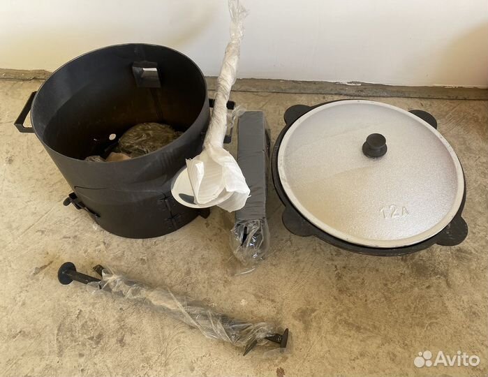 Казан и печь