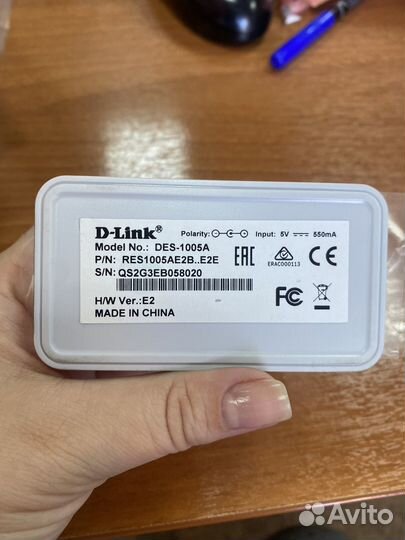 Коммутатор D-link DES-1005A ; DES-1005A/B