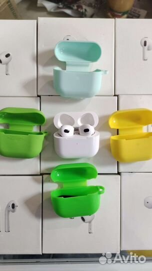 Новинка apple airpods 3 premium + чехол