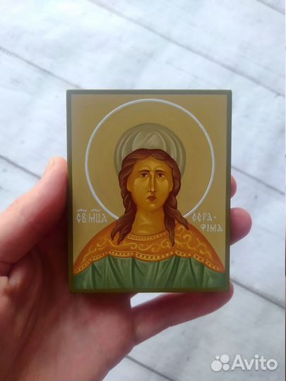 Серафима Римская рукописная икона