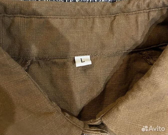 Льняная рубашка женская