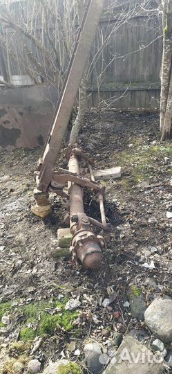 Передняя ось для тракторного прицепа