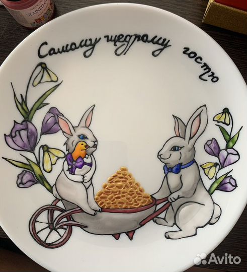 Роспись керамики, стекла