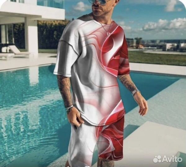 Костюм мужской летний шорты 48-62