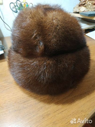 Шапка норковая женская 54-55