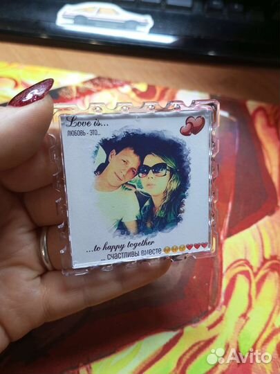 Магнит, брелок с фото