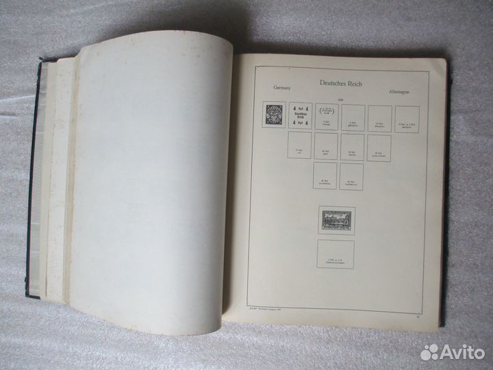 Альбом с изображениями марок ка-ве (Германия 1943)