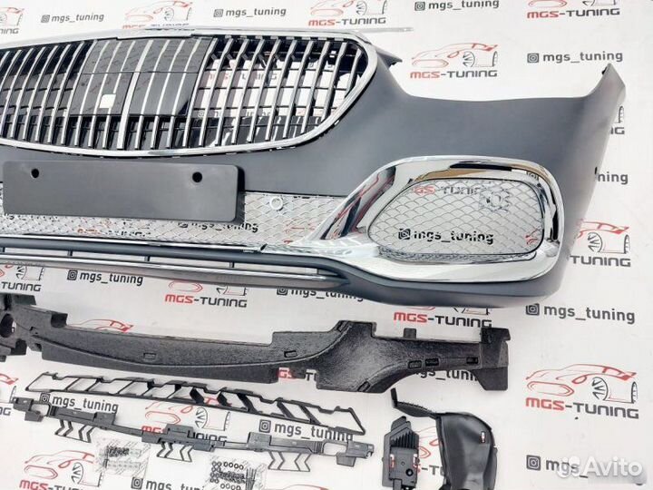 Передний бампер Maybach на Mercedes S-class w223