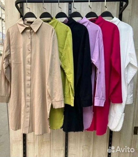 Рубашка-платье женское