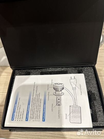 Led лампы, ближний/дальний, цоколь H3