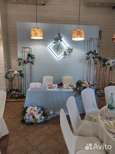 Оформление свадьбы, декор, цветы