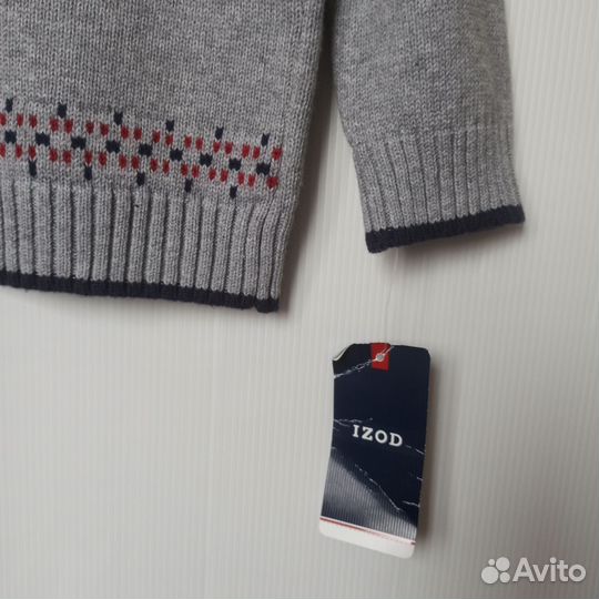 Джемпер новый хлопок Izod США