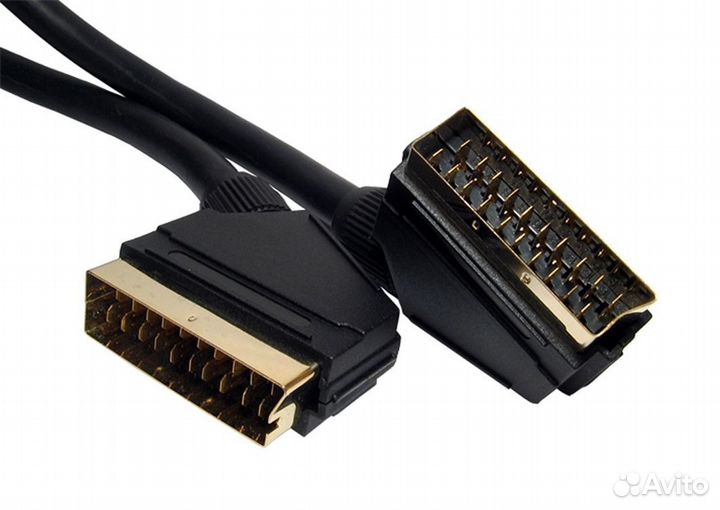 Аудио-Видео Шнур scart-scart (21PIN) 1.0 метр