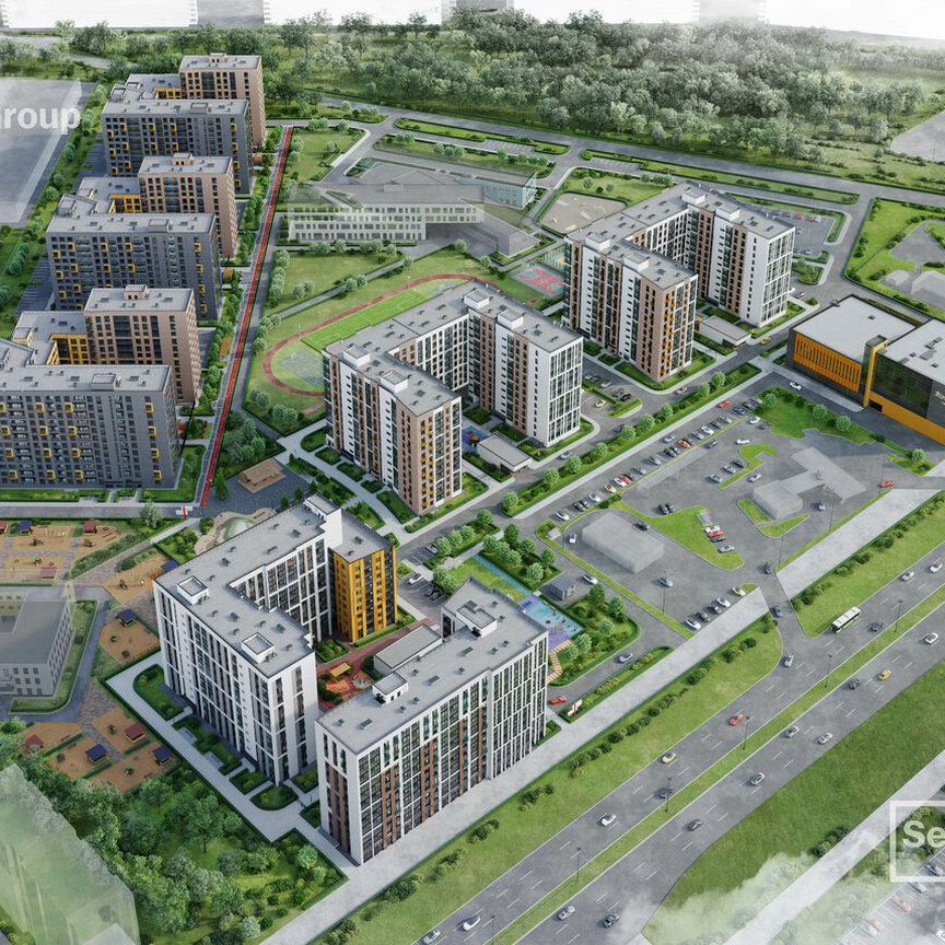 1-к. квартира, 38,6 м², 3/12 эт.