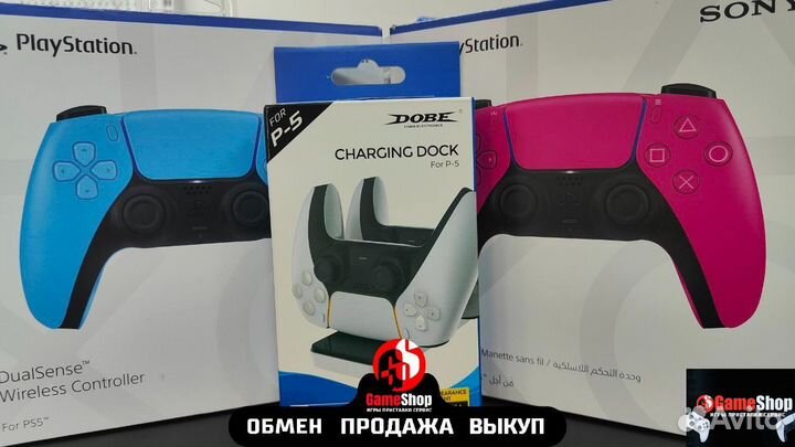 Зарядная станция PS5 dobe Charging Dock (TP5-0505)
