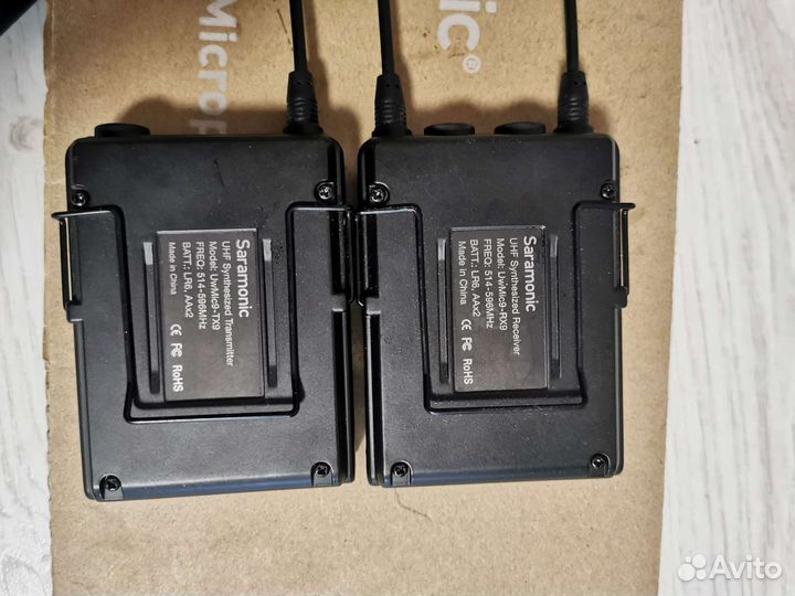 Радиосистема для записи звука с петличного микрофо