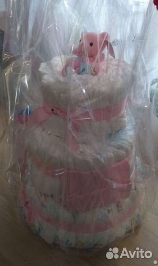 Торт из подгузников