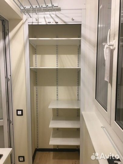 Шкаф с рольставнями на балкон любые размеры