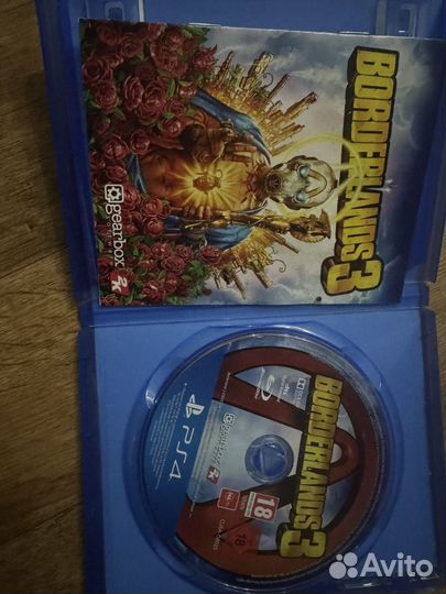 Диски на ps4(ps5) borderlands 3