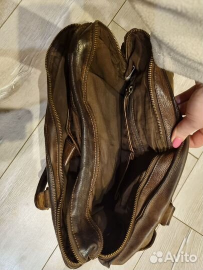 Сумка Pikolinos натуральная кожа коричневая