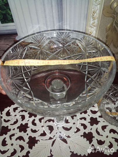 Хрустальная ваза