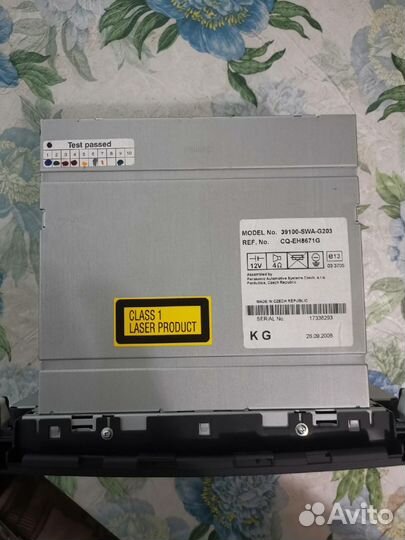 Автомагнитола штатная для Хонда-CRV