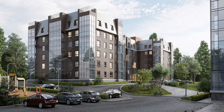 1-к. квартира, 63,4 м², 4/6 эт.