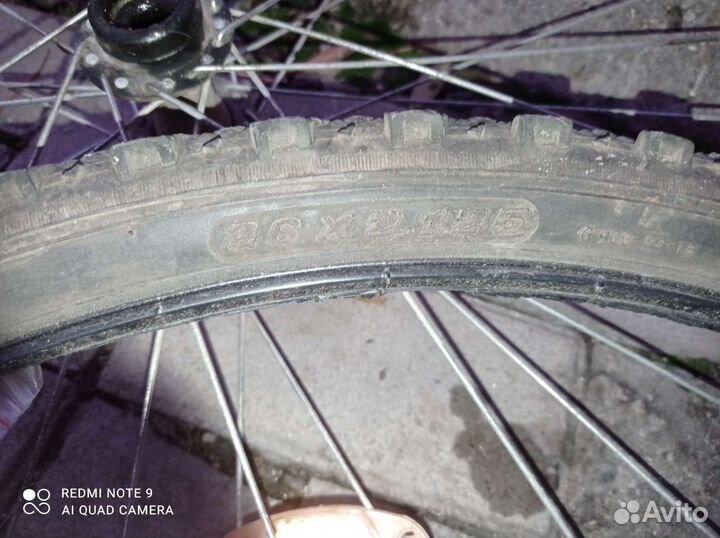 Колесо переднее для велосипеда 26