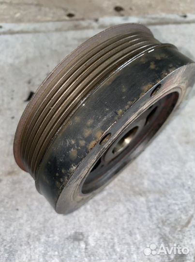 Шкив коленвала nissan x-trail t31 qr25