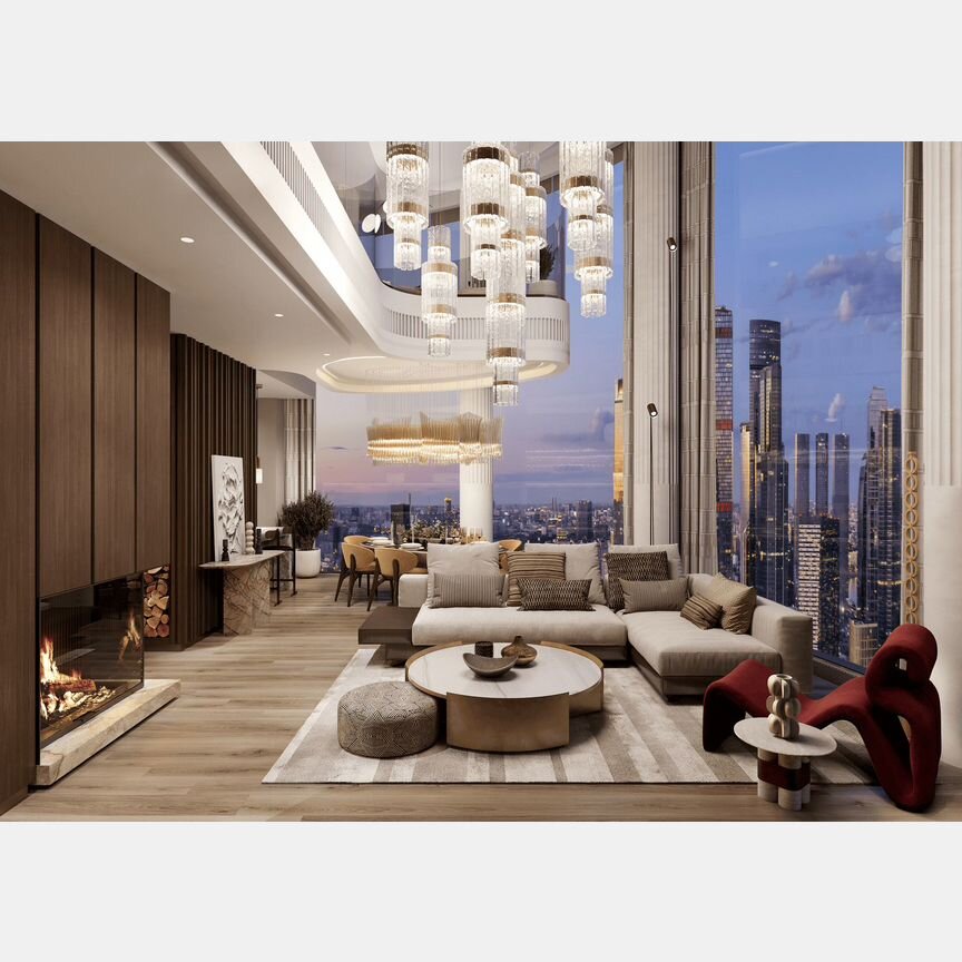 2-к. квартира, 75 м², 8/46 эт.