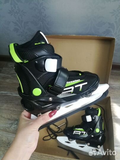 Коньки детские регулируемые 29-32р