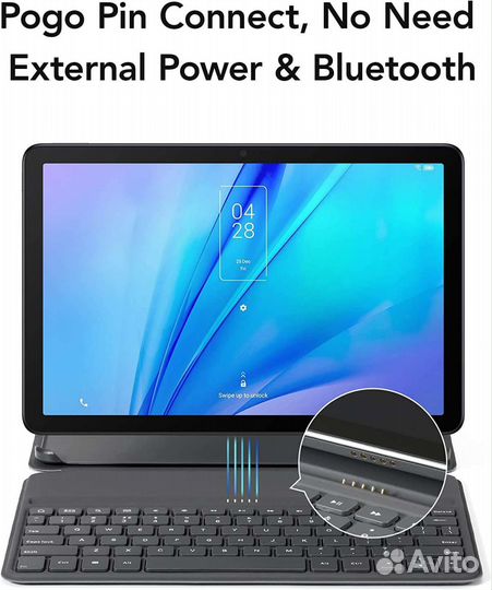 Чехол клавиатура TCL Typecase для Tab 10s/nxtpaper