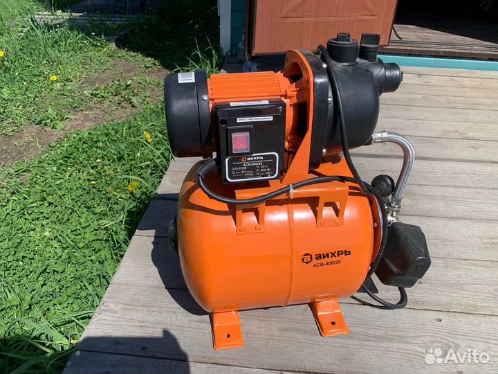 Насосная станция Вихрь асв-800/20 68/1/5