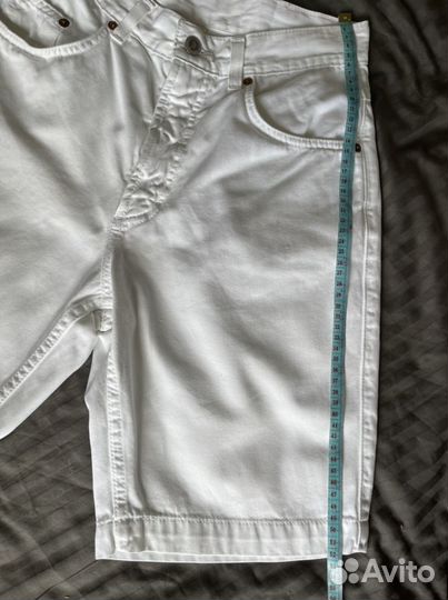 Шорты джинсовые mustang белые